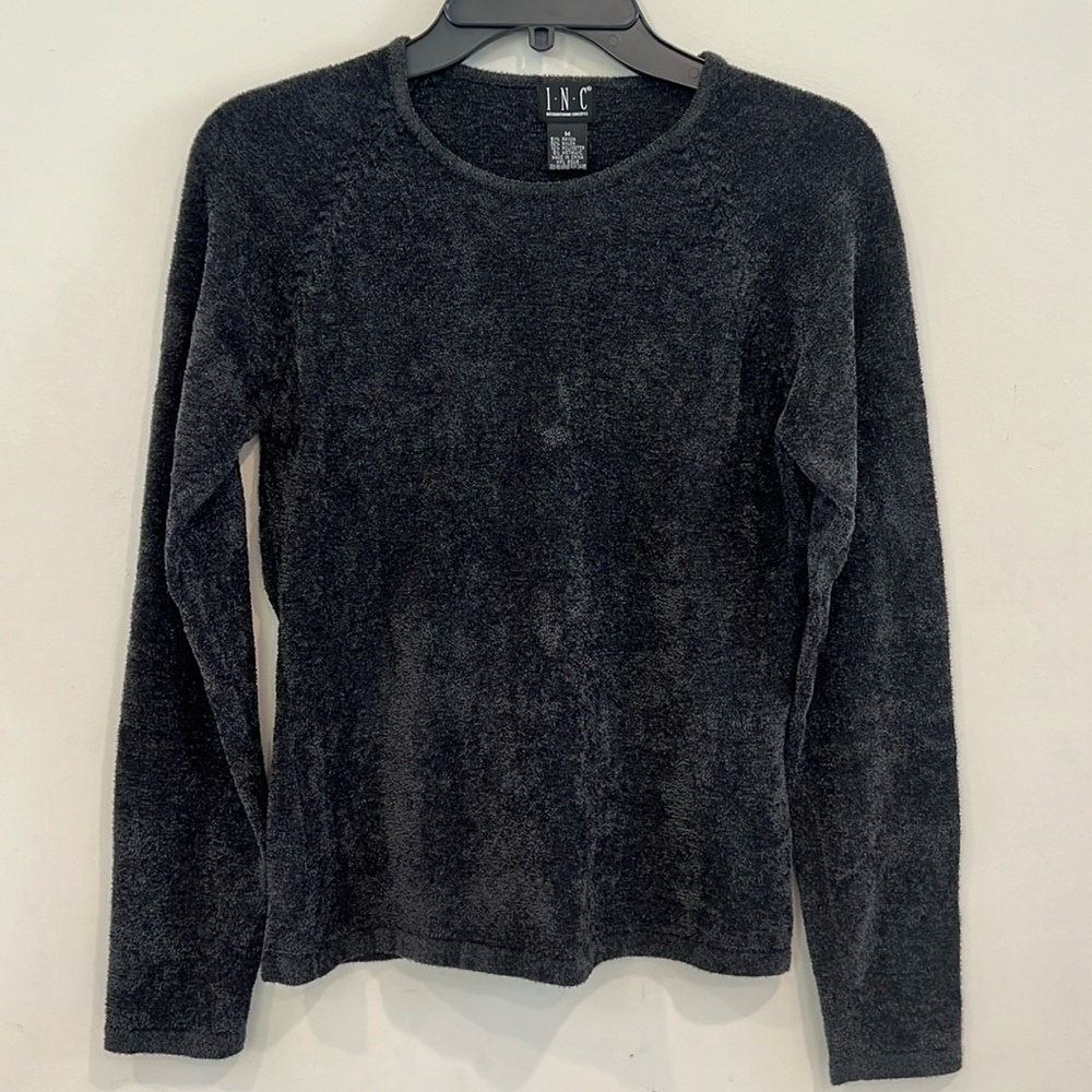 INC‎ Women’s Grey Long Sleeve Sweater Size M